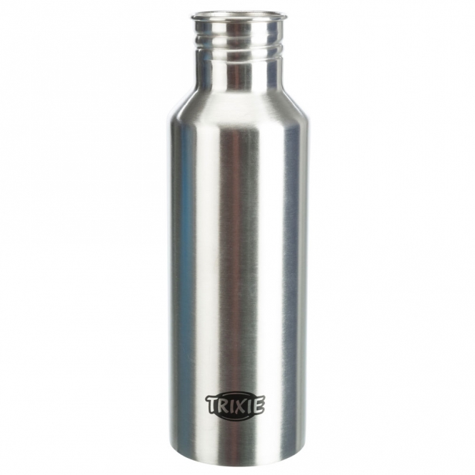 Trixie Edelstahl-Flasche mit Trinknapf - 750 ml – Bild 6