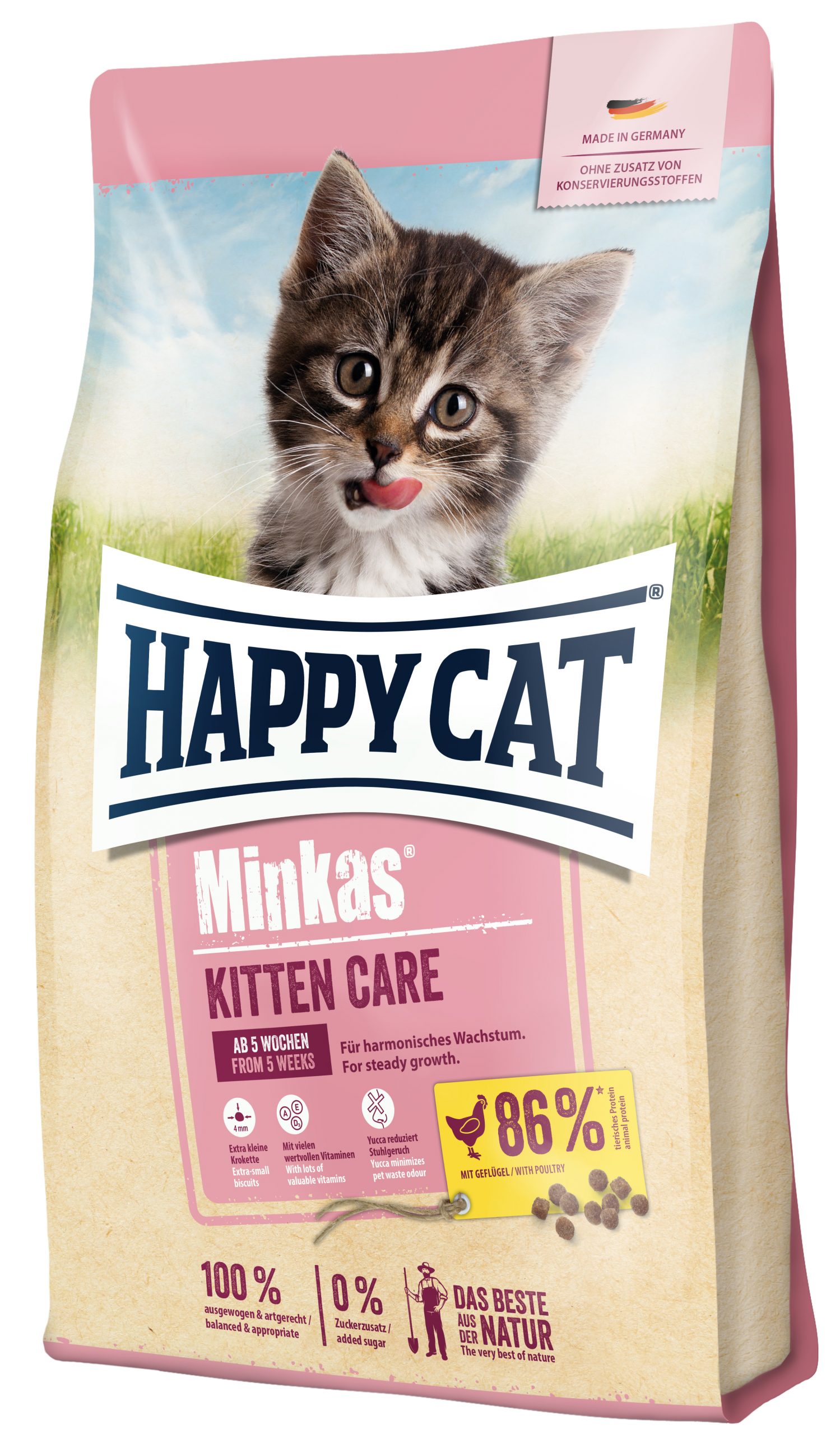 HappyCat Minkas Kitten Geflügel 10kg