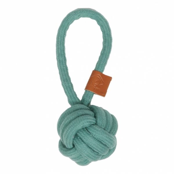 D&D Knotenball mit Schlaufe Harper - blau - 27 x 10cm – Bild 5